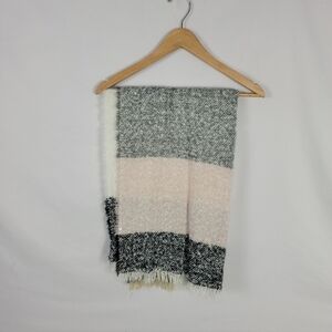 Patchwork blanket scarf